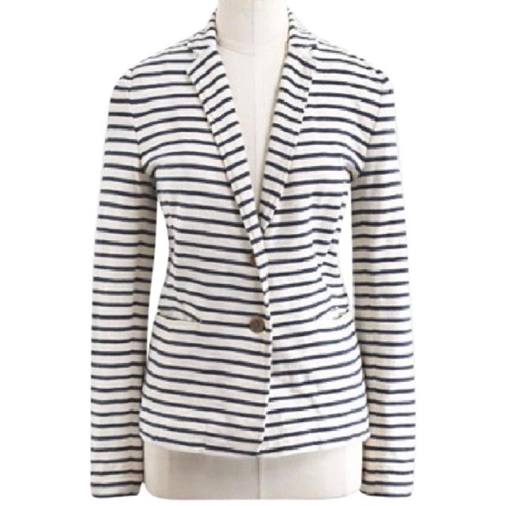 🔥FINAL SALE: J. Crew striped cotton blazer